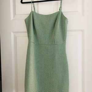 Wilfred Isabelle Size 4 Green Gingham Aritzia